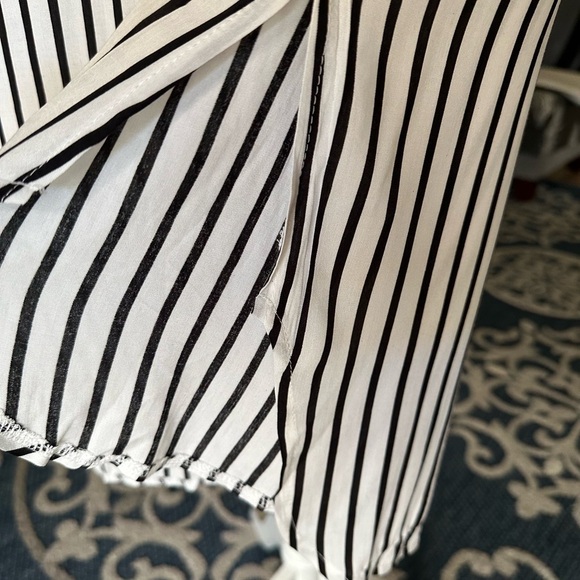 EKUAER Women’s Beach Stripe Bikini Cover/Blouse Size Small BNWT - Picture 8 of 10